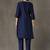 structured women embroidered kurta with trousers