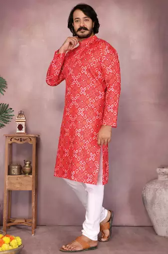 White heavy cotton sequence work & printed work premium designer only kurta