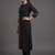 everyday workwear women colourblocked kurta with trousers