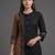 everyday workwear women colourblocked kurta with trousers