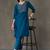 everyday workwear women embroidered kurta with trousers