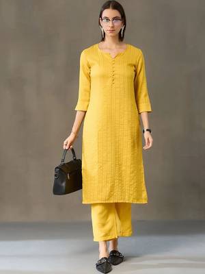 formal women kurta with trousers 2