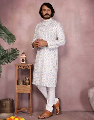 Wine heavy cotton sequence work & printed work premium designer only kurta 4