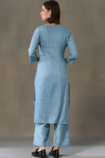 structured women kurta with trousers