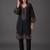 structured women embroidered kurta with trousers