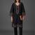 structured women embroidered kurta with trousers