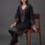 structured women embroidered kurta with trousers