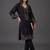 structured women embroidered kurta with trousers