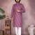 Yellow heavy cotton sequence work & printed work premium designer kurta pajama