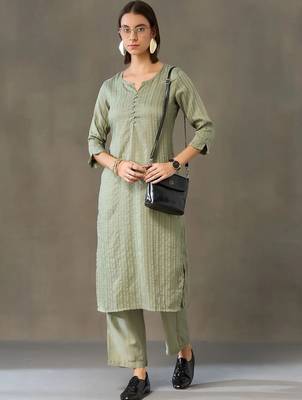 structured women kurta with palazzos 1