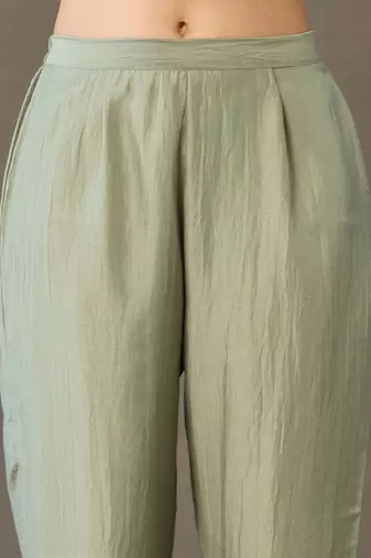 structured women kurta with palazzos