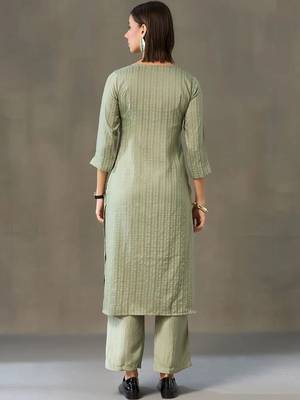 structured women kurta with palazzos 6