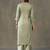 structured women kurta with palazzos
