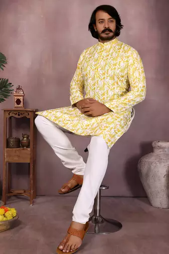 Black heavy cotton sequence work & printed work premium designer only kurta