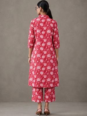 workwear printed cotton kurta sets 3