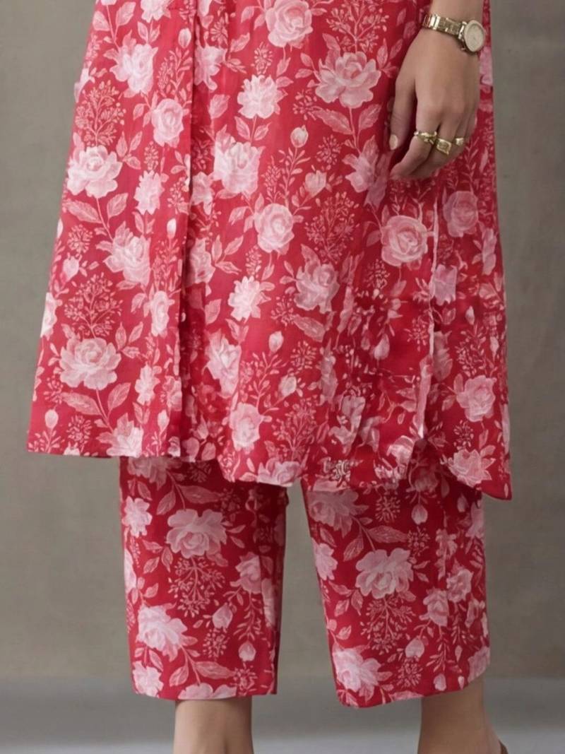 workwear printed cotton kurta sets
