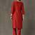 tailored women embroidered kurta with trousers