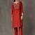 tailored women embroidered kurta with trousers