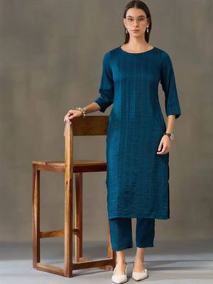 formal women kurta with trousers 1