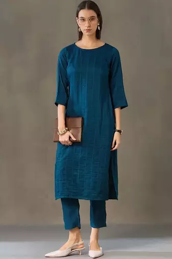 formal women kurta with trousers