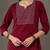 everyday workwear women embroidered kurta with trousers