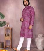 Pista heavy cotton sequence work & printed work premium designer only kurta