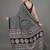 black ethnic motifs printed saree