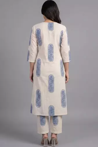 smart printed kurta sets