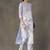 everyday workwear women printed kurta with trousers