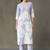 everyday workwear women printed kurta with trousers