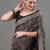 black ethnic motifs ajrak printed saree