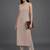 smart women striped kurta with trousers