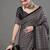 black ethnic motifs ajrak printed saree