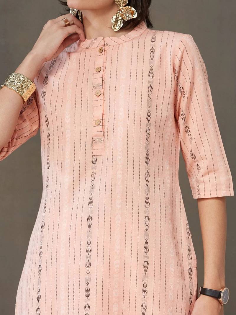 everyday workwear women printed kurta with trousers