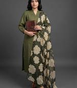 formal women kurta with trousers with dupatta