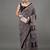 black ethnic motifs ajrak printed silk blend block print saree