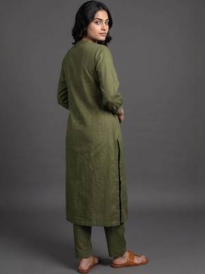 formal women kurta with trousers with dupatta 3