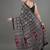 black ethnic motifs ajrak printed silk blend block print saree