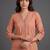formal women embroidered kurta with trousers