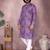 Teal heavy cotton sequence work & printed work premium designer only kurta