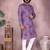 Teal heavy cotton sequence work & printed work premium designer only kurta