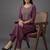 workwear women embroidered kurta with trousers with dupatta