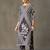 structured women printed kurta with trousers