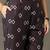 structured women printed kurta with trousers