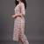 smart women printed kurta with trousers with dupatta