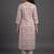 smart women printed kurta with trousers with dupatta