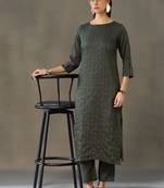 structured women kurta with trousers