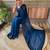 teal sequinned poly georgette saree with blouse piece