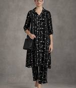 everyday workwear printed a-line kurta sets