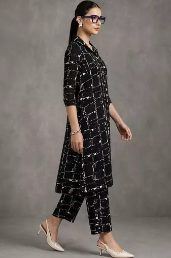 everyday workwear printed a-line kurta sets
